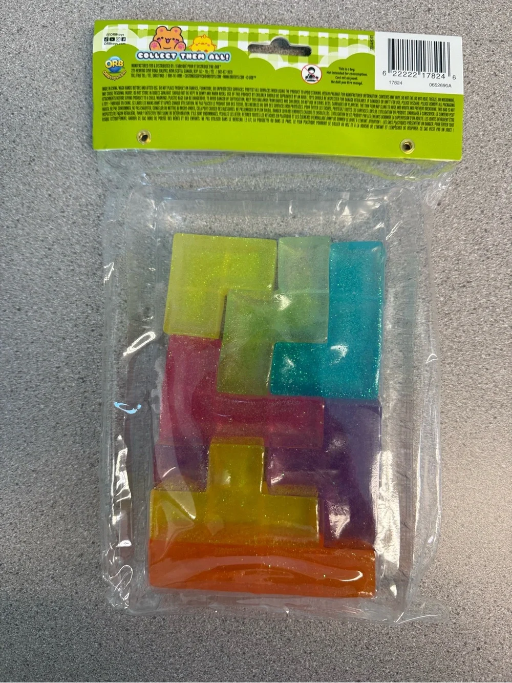 Taba-licious Squish Bricks  Glitter Multicolor